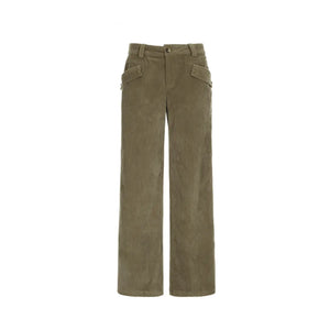 Pantalon  Velours  Kaki THSPR