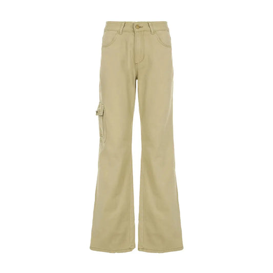 Pantalon cargo beige flare THSPR