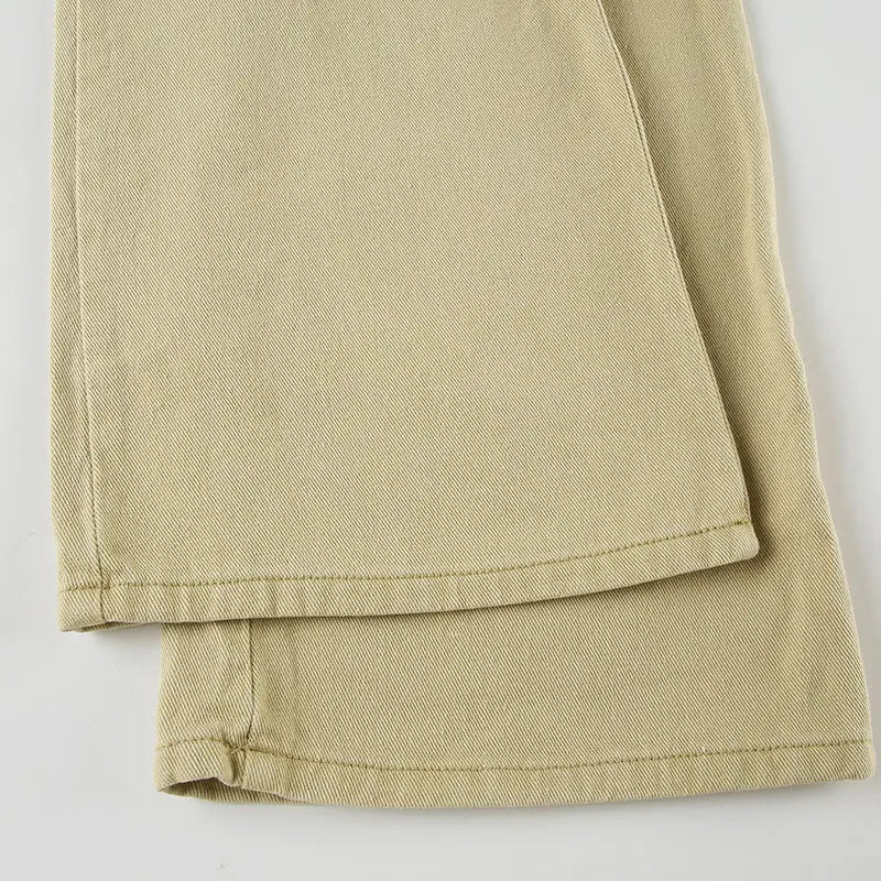 Pantalon cargo beige flare THSPR