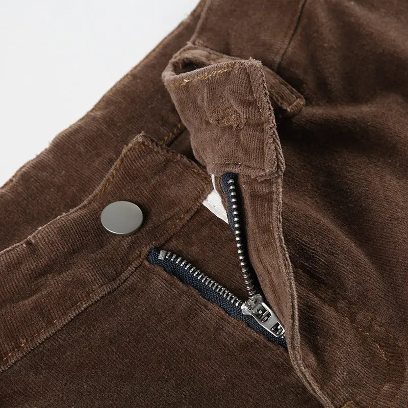 Pantalon en choko effet dégradé marron THSPR