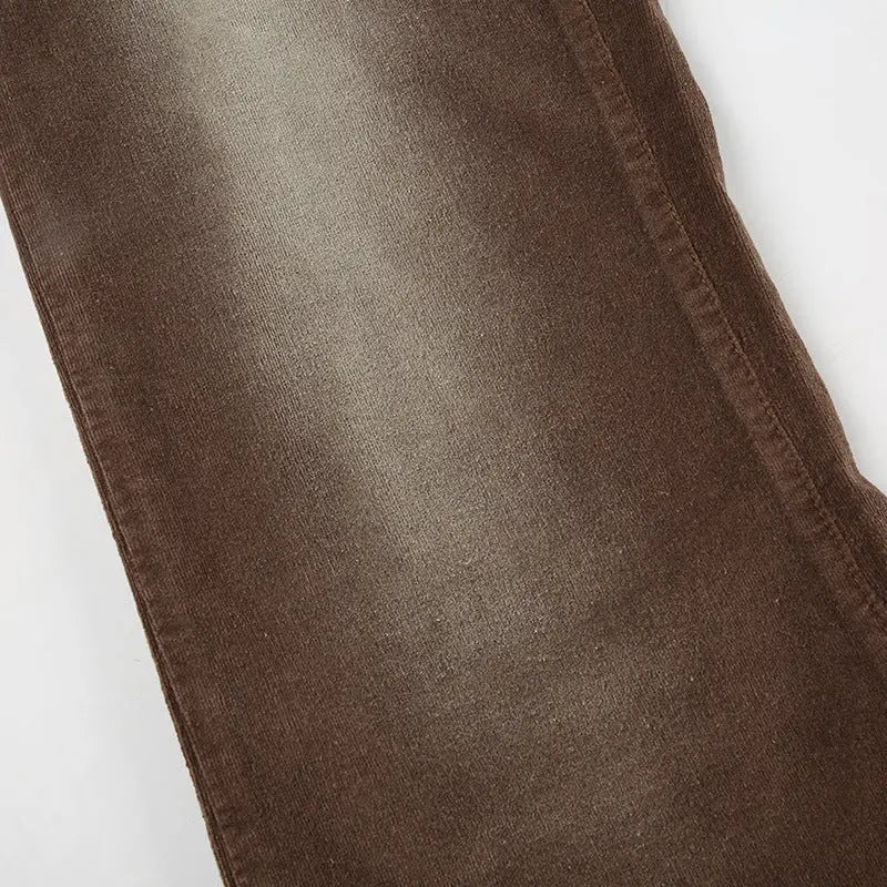 Pantalon en choko effet dégradé marron THSPR