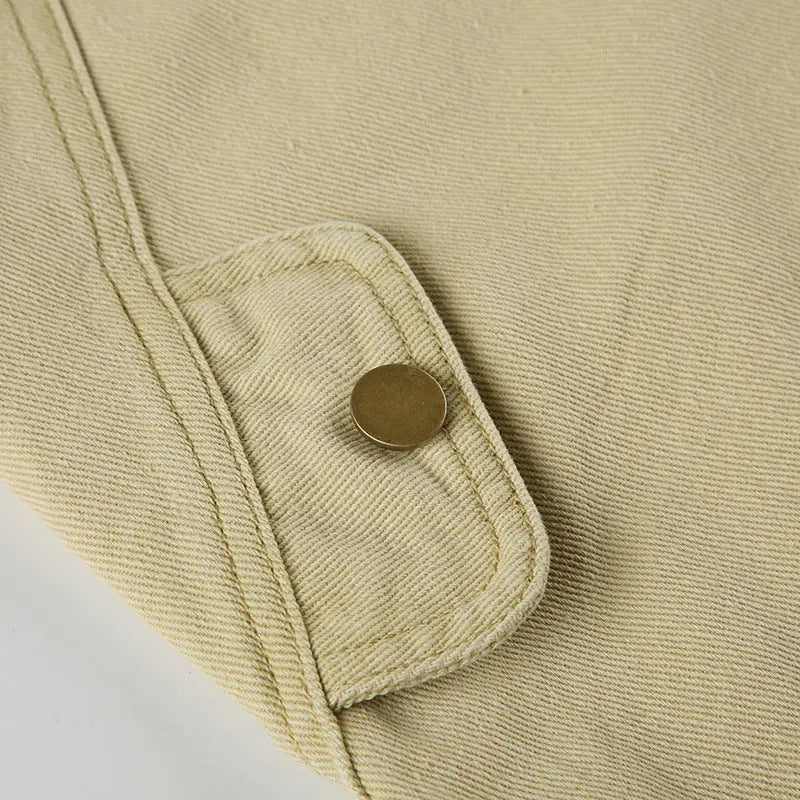 Pantalon cargo beige flare THSPR