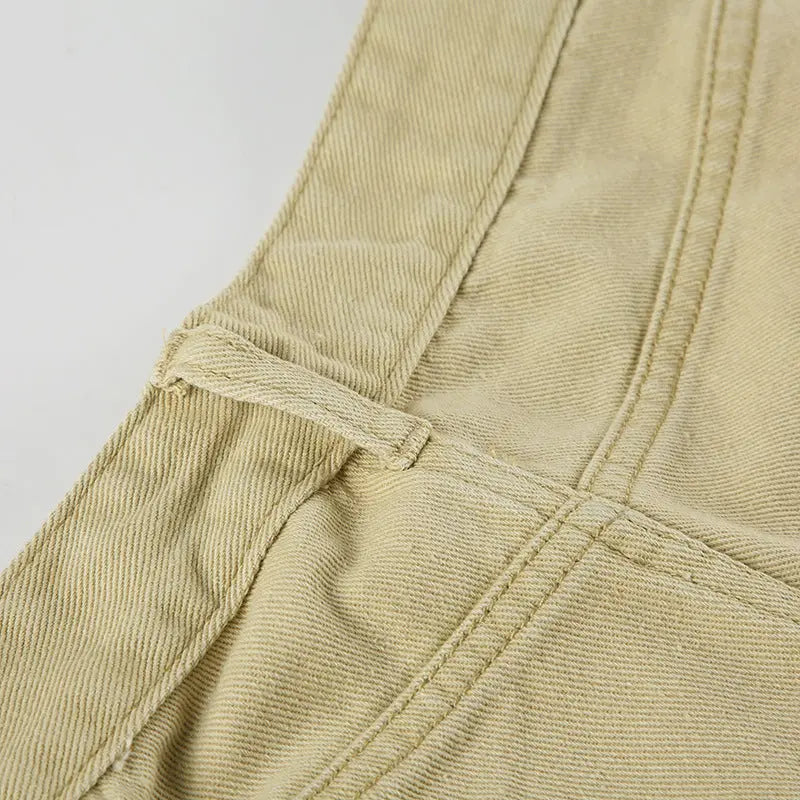 Pantalon cargo beige flare THSPR