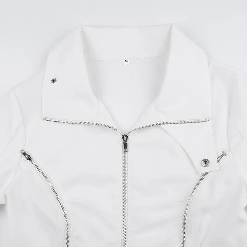 Veste Zippée Blanche THSPR