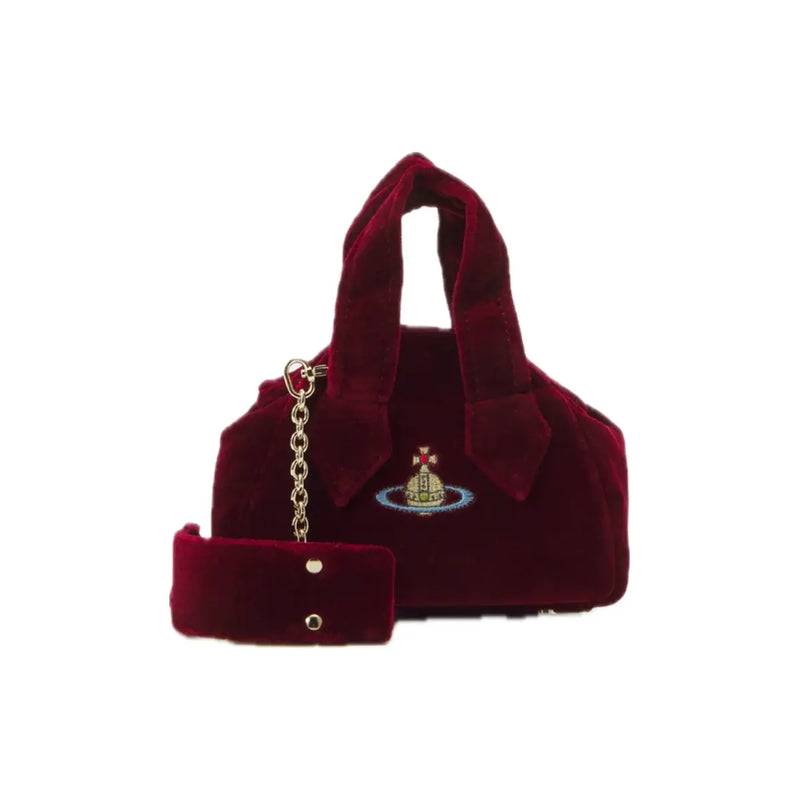 Hazel Red  velvet  Bag Vivienne Westwood THSPR